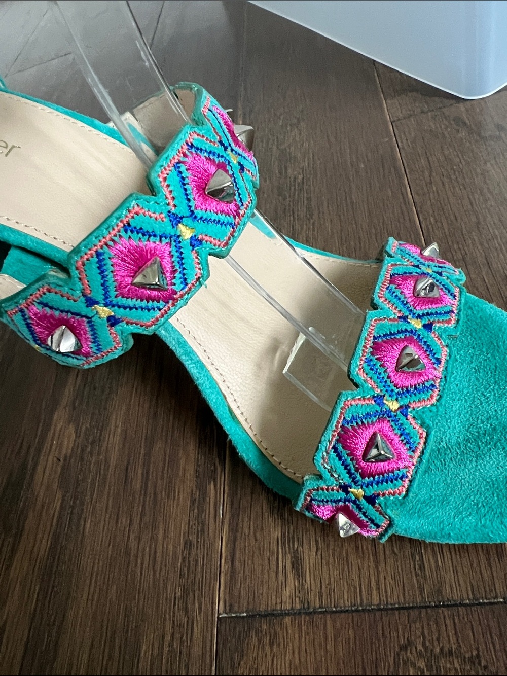 Botkier New York Gigi Embellished Ankle
Strap Sandal. - Picture 8 of 14